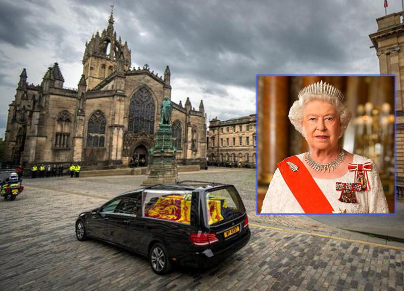 დედოფალ ელისაბედ II-ის ცხედარი ჰოლირუდის სააბატოში გადაასვენეს - ფოტოები სამგლოვიარო ცერემონიიდან