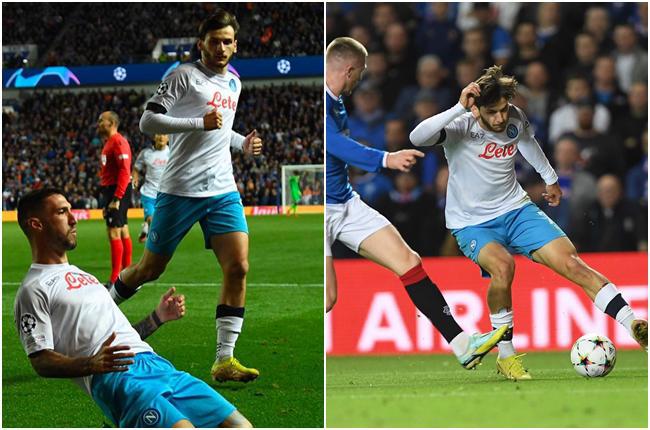 კვარაცხელიას მოპოვებული თერთმეტმეტრიანი და კიდევ ერთი მოგებული მატჩი - "ნაპოლიმ" "რეინჯერსი" სტუმრად დაამარცხა