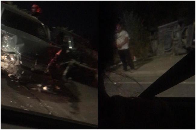 ავარია რუსთავი-თბილისის ავტომაგისტრალზე - ერთმანეთს სამი მსუბუქი ავტომობილი შეეჯახა