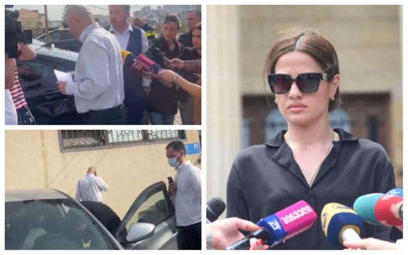 "08:30 საათზე მოვიდნენ სამი "შკოდით", 15-მდე კაცი იყო..." -  სოსო გოგაშვილის შვილის ინფორმაციით, მათი სახლიდან სამართალდამცავებს 3 მანქანა მიჰყავთ