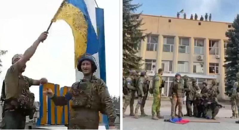 "უკრაინა თავისას დაიბრუნებს, ყველგან ჩვენი დროშა იქნება" - უკრაინელებმა ქალაქი ლიმანი  სრულად გაათავისუფლეს