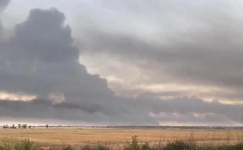 მელიტოპოლში, რუსეთის სამხედრო ბაზაზე აფეთქება მოხდა