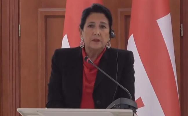 "რუსეთის ქმედებების მთავარი მიზანი საქართველოს ევროპული გზიდან გადახვევაა, რასაც ჩვენი ქვეყანა არ დაუშვებს" - პრეზიდენტი