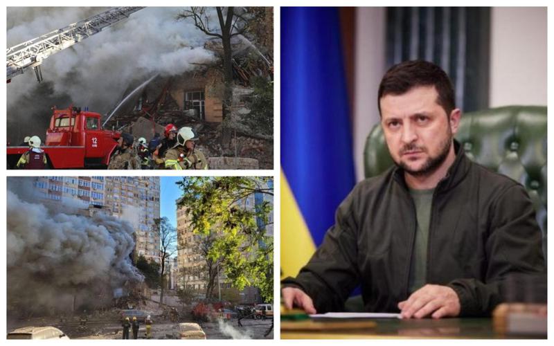 "მტერი მთელი ღამისა და მთელი დილის განმავლობაში მშვიდობიან მოსახლეობას ატერორებს" - განახლებული შეტევა კიევსა და უკრაინის ქალაქებზე: რას ამბობს ზელენსკი?