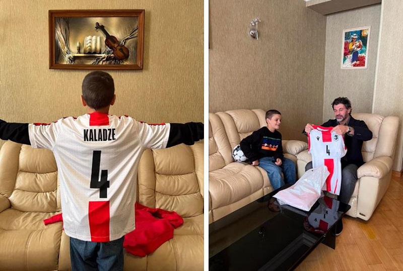 ვაკის პარკის ტრაგედიას გადარჩენილ ბიჭუნას კახა კალაძე ესტუმრა (ფოტოები)