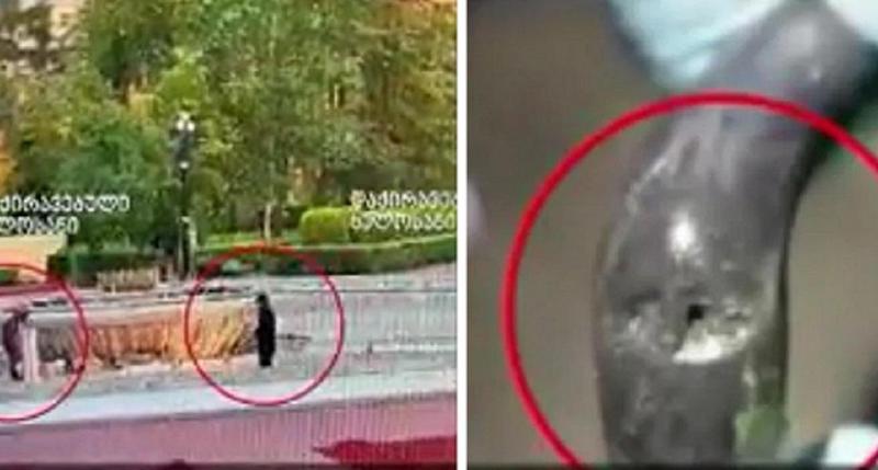 პროკურატურა ავრცელებს კადრებს, სადაც ვაკის პარკის ცენტრალურ შადრევანში დაზიანებული ელექტროკაბელები ჩანს (ვიდეო)