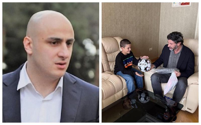 "ბურთიც აჩუქე? ვის ეთამაშოს, ვინ გაახსენდეს - მეგობარი, რომელიც მის გადასარჩენად გადახტა და აღარ ჰყავს?" - მელია კალაძისა და ლაზარეს შეხვედრაზე