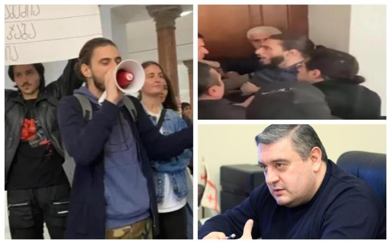 ხმაური და დაპირისპირება თსუ-ში - რა ხდებოდა ჯაბა სამუშიას არჩევისას (ვიდეო)