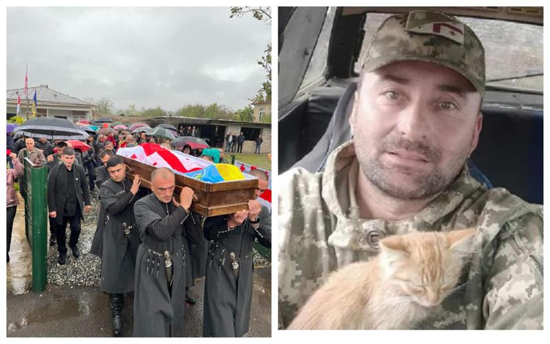 "დაკრძალვაზე ვერ იპოვიდი ხელისუფლების ვერც ერთ წარმომადგენელს" - უკრაინაში დაღუპული ედიშერ კვარაცხელია დაკრძალეს: რას წერს ნიკა მელია?