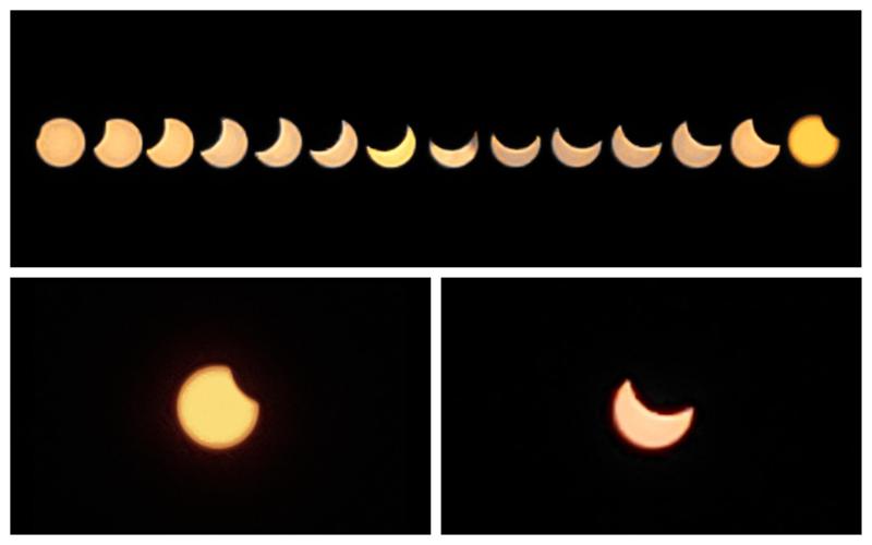 "დღევანდელი მზის დაბნელება ფაზებად..." - ქართველი ასტროფოტოგრაფის შთამბეჭდავი კადრები