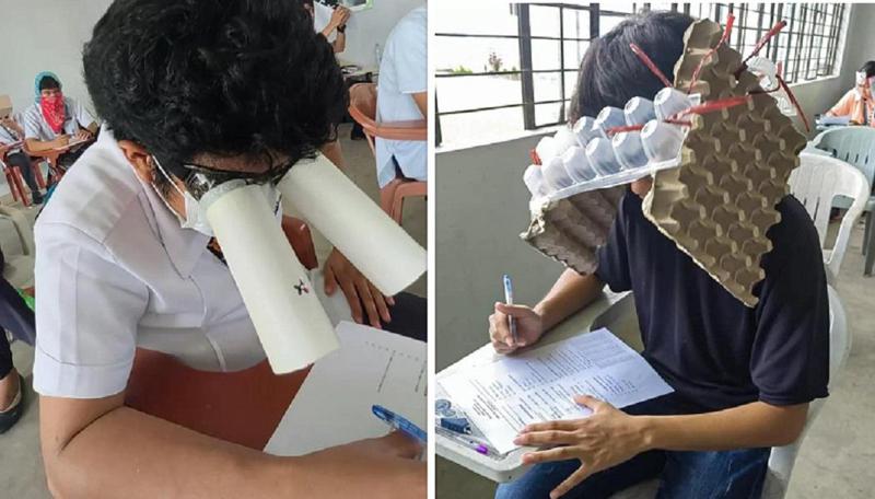 ბრძოლა შპარგალკის წინააღმდეგ ფილიპინურად - მასწავლებლის უცნაური მეთოდი, რათა მოსწავლემ გამოცდისას არ გადაიწეროს