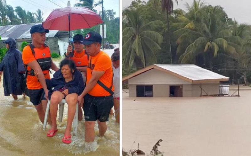ბრძოლა გადარჩენისთვის - ფოტოები ფილიპინებიდან, სადაც ტროპიკულ შტორმს ებრძვიან - სტიქიამ 80 ადამიანი იმსხვერპლა
