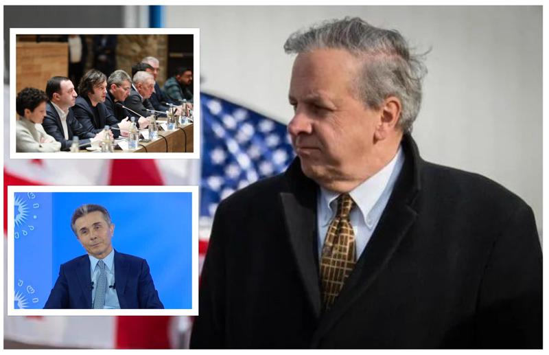 "მათ სურთ დეოლიგარქიზაციის კანონს მიღმა დატოვონ პიროვნება, რომლის კანონში ყოფნა ევროკავშირს სურდა" - იან კელი "ოცნების" ლიდერების განცხადებაზე