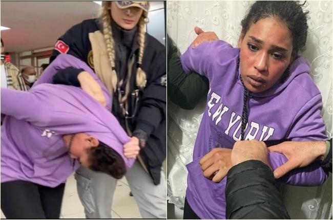 ვრცელდება სტამბოლის აფეთქებაში სავარაუდო ბრალდებული ქალის დაკავების კადრები (ვიდეო, ფოტო)