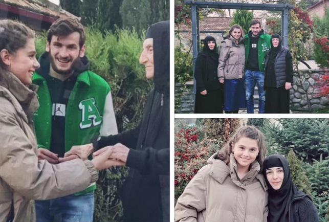 ხვიჩა კვარაცხელია შეყვარებულთან და დედასთან ერთად, სამთავროს მონასტერს ესტუმრა (ფოტოები, ვიდეო)