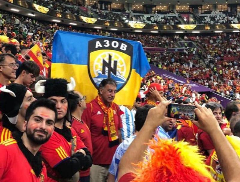 "აზოვის“ პოლკის დროშა მუნდიალზე და უკრაინისა და ირანელი ქალების მხარდასაჭერად მოედანზე შეჭრილი ფანი - რატომ მიიჩნევენ, რომ FIFA - რუსული პროპაგანდის მსხვერპლია?