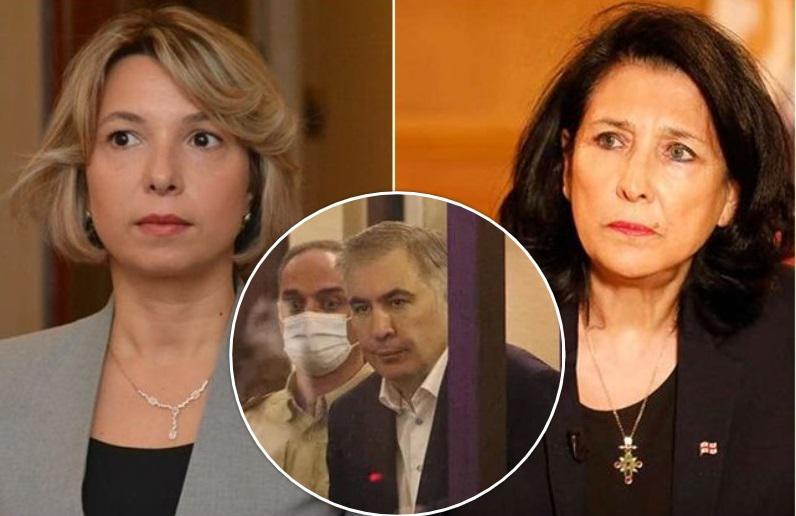 "ვიხილე ძალიან მძიმე მდგომარეობაში მყოფი ავადმყოფი. ისეთ მდგომარეობაში, რაც მე პირადად ვერ წარმომედგინა" - ნინო ლომჯარია სააკაშვილის საკითხზე პრეზიდენტს შეხვდა