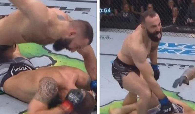 რომან დოლიძის მორიგი შთამბეჭდავი ბრძოლა UFC-ში და ნოკაუტით დამარცხებული მეტოქე