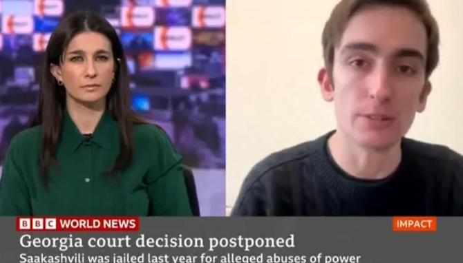"უკიდურესი ტანჯვა, რომელიც მამაჩემმა გასულ წელს განიცადა, რუსეთის პოლიტიკურ ისტებლიშმენტს უხარია" - ედუარდ სააკაშვილის ინტერვიუ BBC-სთან