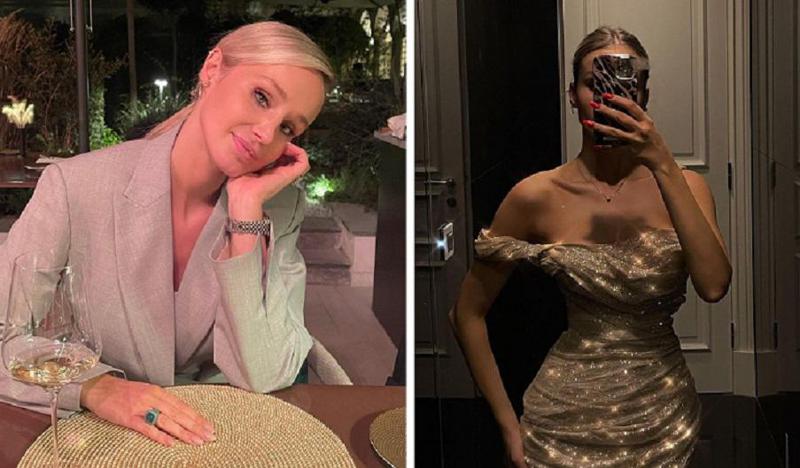 ანუკი არეშიძის ოქროსფერი, მბრწყინავი "ოცნების კაბა", რომელიც არ იყიდება - დიზაინერის სადღესასწაულო სამოსი საახალწლო ტრენდია (ფოტოები)