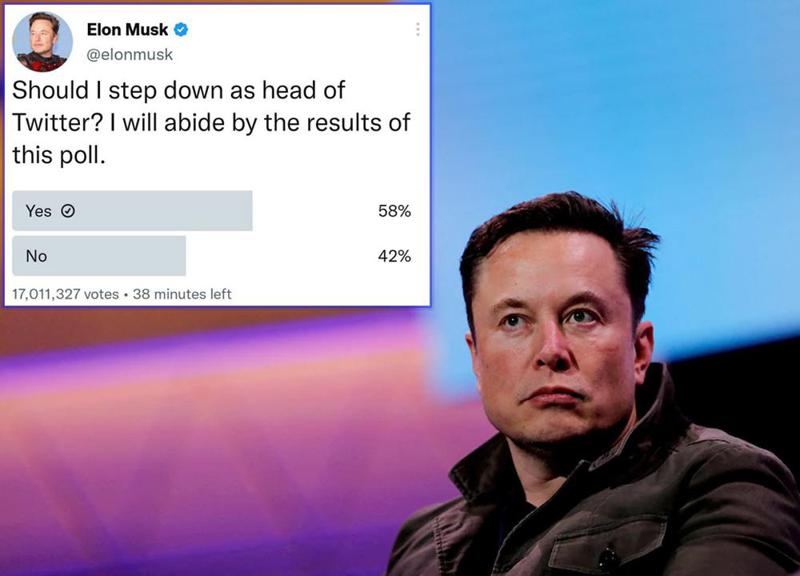 "გადავდგე თუ არა "ტვიტერის" დირექტორის პოზიციიდან?“ - რა შედეგით დასრულდა მასკის გამოკითხვა და მოუწევს თუ არა მას მართლაც წასვლა?
