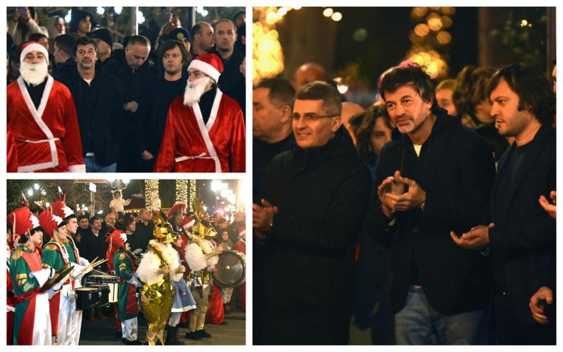 რა ხდებოდა ორბელიანის მოედანზე, სადაც კახა კალაძემ "საახალწლო სოფელი" გახსნა? (ფოტოები)