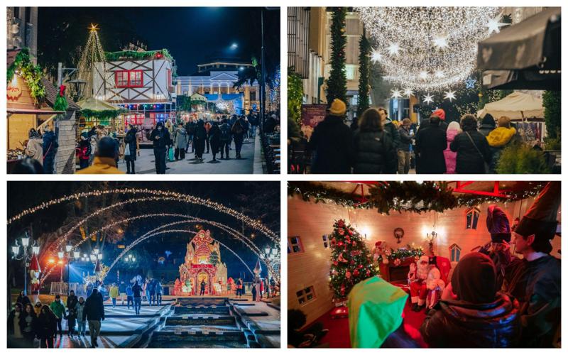 როგორ გამოიყურება "საახალწლო სოფელი", რომელიც კახა კალაძემ საზეიმოდ გახსნა (ფოტოები)