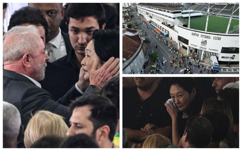 ბრაზილიაში პელეს დაკრძალვის ცერემონია მიმდინარეობს (ფოტოები)