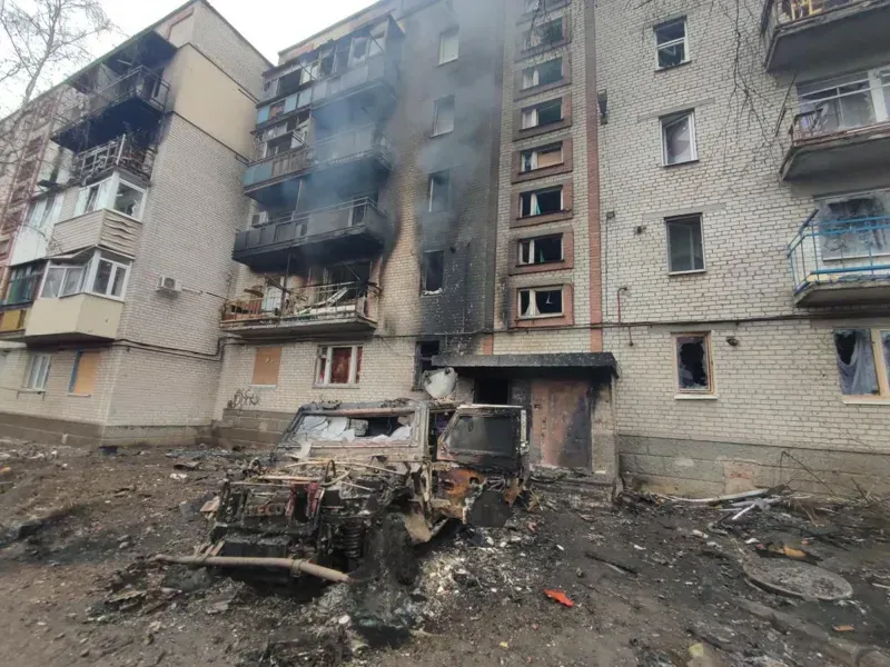 "ბახმუტის 60 პროცენტზე მეტი განადგურებულია" - დონეცკის გუბერნატორი