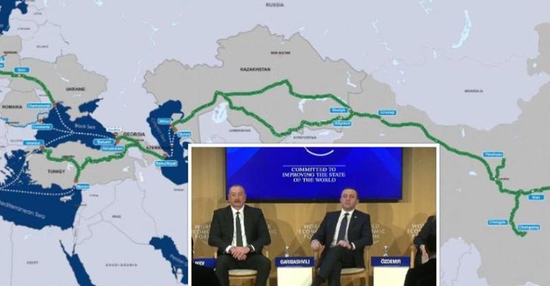 ევრაზიის შუა დერეფანი ბილიკიდან გზატკეცილად იქცა: "ბუნებრივად ვართ ხიდი აღმოსავლეთსა და დასავლეთს შორის" - რა განაცხადეს ალიევმა და ღარიბაშვილმა დავოსში?