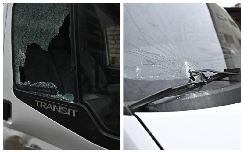 დაცხრილული ავტომობილები საგარეჯოში - ფოტორეპორტაჟი ტრაგედიის ადგილიდან