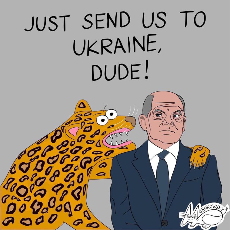 ...და შოლცი დათანხმდა - გერმანია უკრაინას ტანკებს გაუგზავნის, ასევე აპირებს თავისი წარმოების ტანკების ექსპორტის ნებართვა სხვა ქვეყნებსაც მისცეს