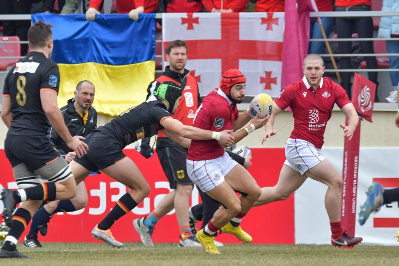 "მფრინავი ბორჯღალოსნები" - ქართველმა მორაგბეებმა გერმანიის ნაკრები გამანადგურებელი ანგარიშით დაამარცხეს