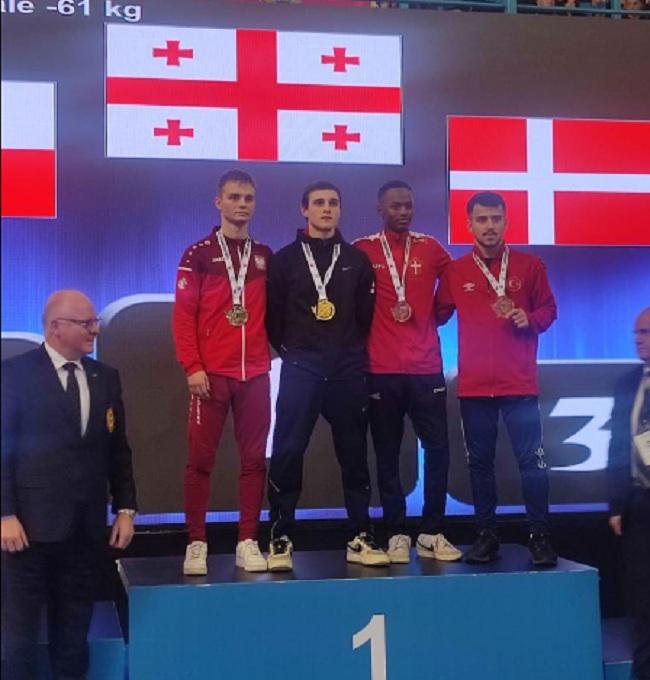 კარატისტი უტა ფონიავა ევროპის ჩემპიონი გახდა