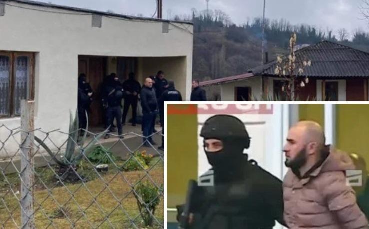 სოფელ ჯიხაშკარში, იმ სახლში, სადაც ბადრი ესებუა დააკავეს, სამართალდამცავები მუშაობენ - მიმდინარეობს საგამოძიებო მოქმედებები (ფოტოები ადგილიდან)