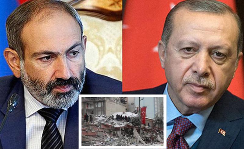 მრავალწლიანი მტრობის შემდეგ სომხეთი თურქეთს ეხმარება - ფაშინიანი ერდოღანს ესაუბრა და მიწისძვრით დაზარალებულ რეგიონში სამაშველო ძალას გზავნის