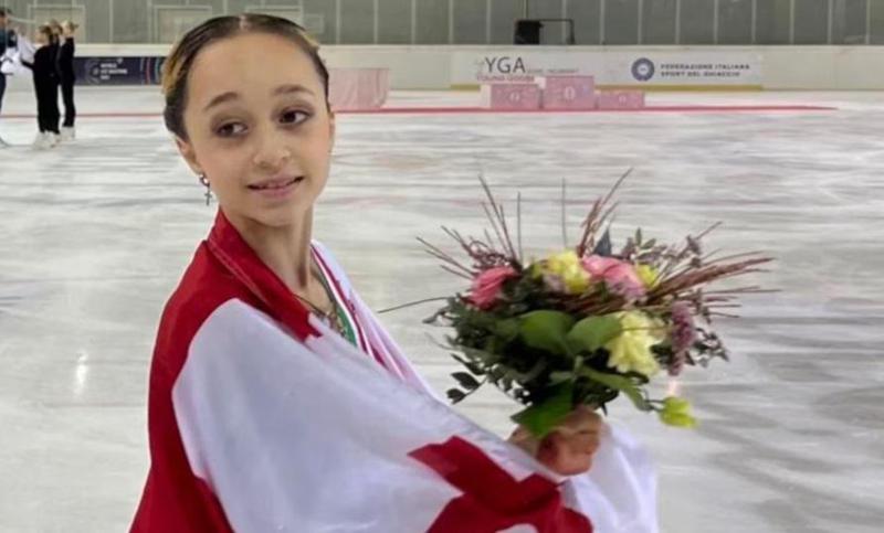 13 წლის მოციგურავემ, ინგა გურგენიძემ, სლოვენიაში გამართულ ტურნირზე ოქროს მედალი მოიპოვა