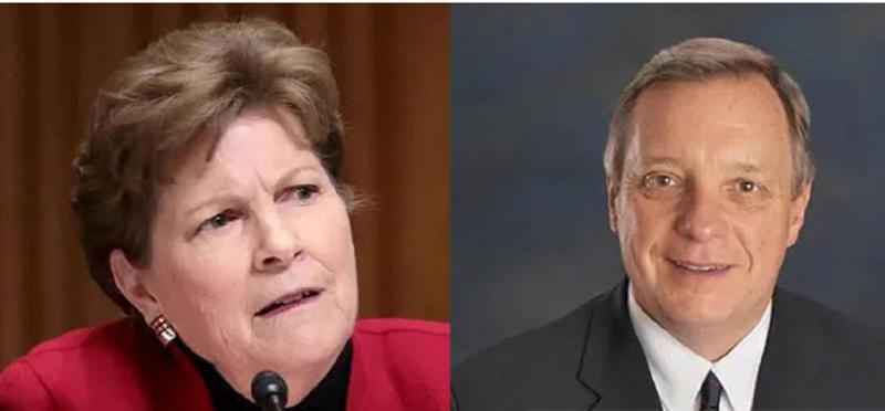 რა განცხადებას ავრცელებენ სენატორები ჯინ შაჰინი და დიკ დურბინი საქართველოს შესახებ?