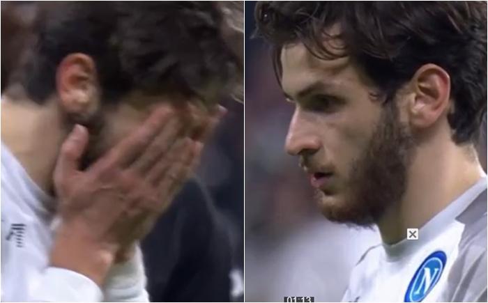 "აინტრახტის" მეკარემ ხვიჩას თერთმეტმეტრიანი აუღო, თუმცა "ნაპოლი" პირველი ტაიმის შემდეგ მაინც იგებს (ვიდეო)