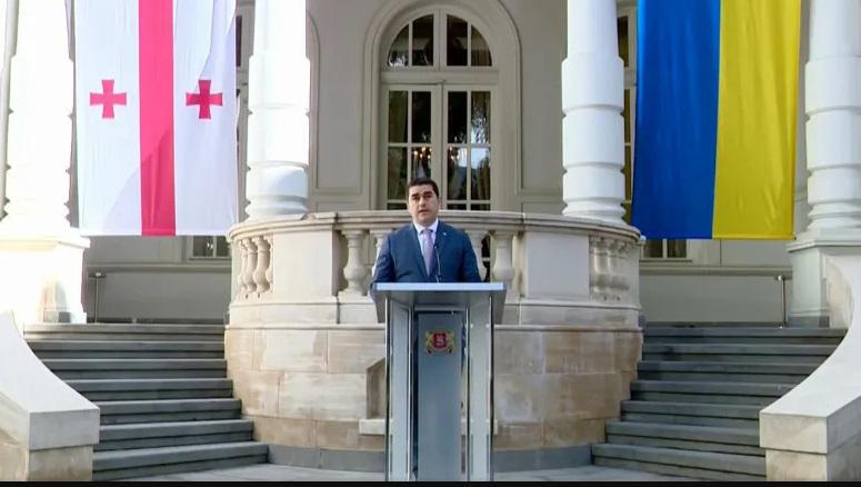 "ქართველი ხალხი და მისი ხელისუფლება უკომპრომისოა უკრაინის მხარდაჭერაში - Слава Україні!" - შალვა პაპუაშვილი