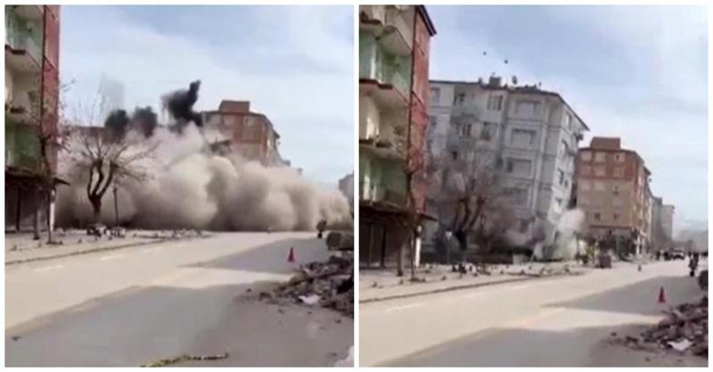 ერთ წუთში ჩამონგრეული შენობები - რა კადრები ვრცელდება მალათაიდან, სადაც ცოტა ხნის წინ 5,6 მაგნიტუდის სიმძლავრის მიწისძვრა იყო