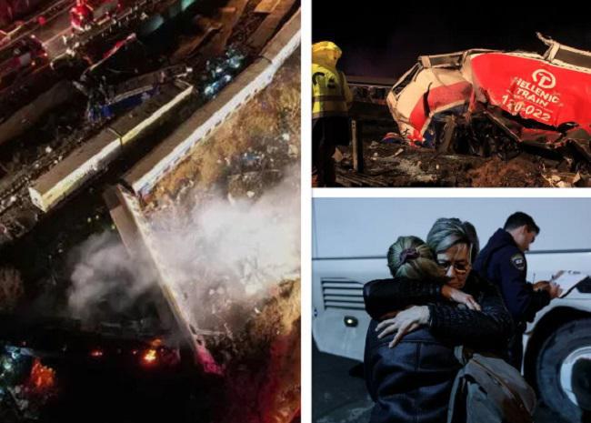 "იყო პანიკა... ხანძარი, რომელიც მყისიერად გაჩნდა" - მასშტაბური ავარია საბერძნეთში: ორი მატარებლის შეჯახებას სულ ცოტა 32 ადამიანი ემსხვერპლა (ფოტო, ვიდეო)