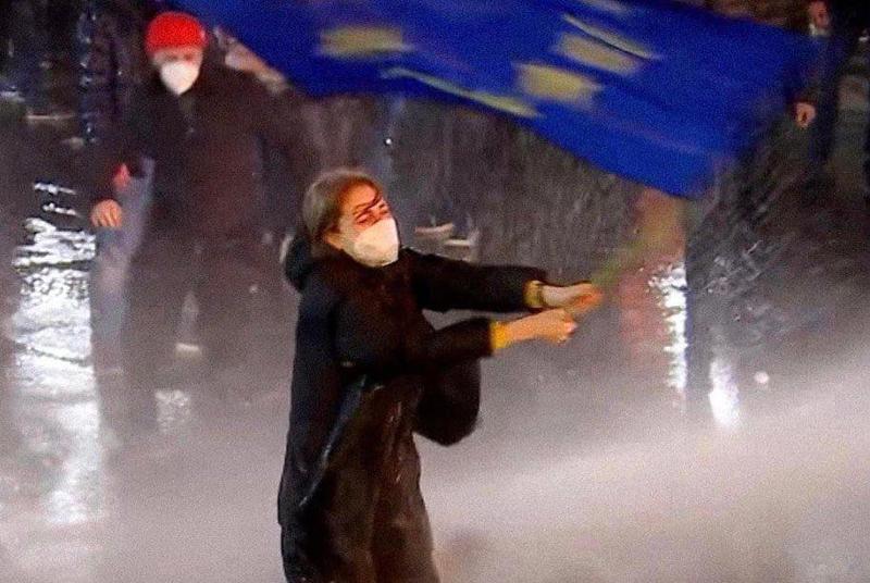 "დროშას ისე გაბედულად აფრიალებს, ისეთი ძლიერი და მამაცია. გაუფრთხილდით, ქართველო ძმებო" - რას წერენ მსოფლიოს სხვადასხვა ქვეყნებში აქციის სიმბოლოდ ქცეულ ქალზე