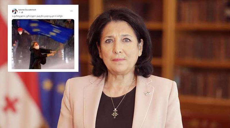 "საქართველოს ევროპელო ქალებო, გილოცავთ 8 მარტს" - რას წერს პრეზიდენტი
