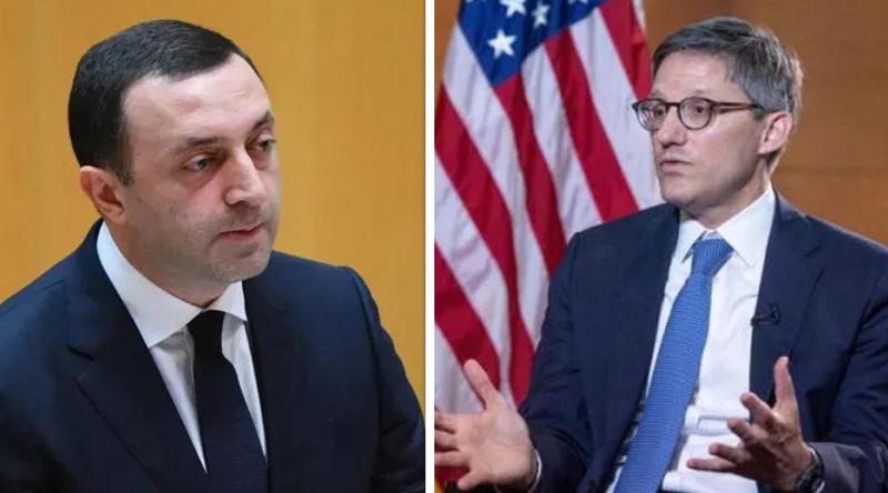 ირაკლი ღარიბაშვილს აშშ-ის სახელმწიფო დეპარტამენტის მრჩეველი ესაუბრა - რა განცხადებას აქვეყნებს დერეკ შოლე