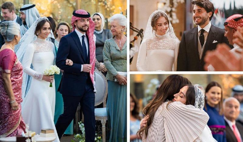 აღმოსავლური ზღაპარი - დედოფალ რანიასა და მეფე აბდულას შვილის ქორწილი სასახლეში: როგორი კაბა ეცვა პრინცესა იმანის: ფოტოები სამეფო ქორწილიდან