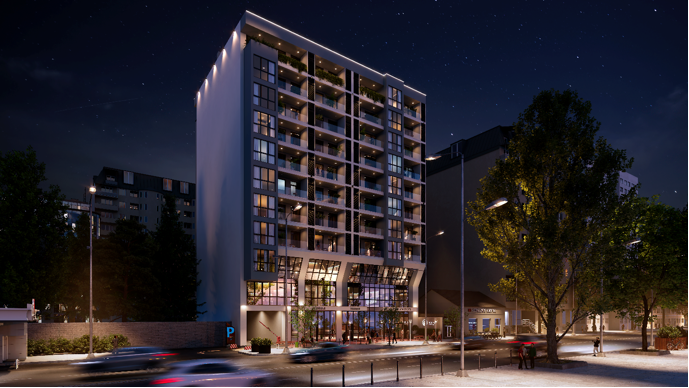 თბილისის ცენტრში ახალი მულტიფუნქციური საცხოვრებელი კომპლექსის Roomix-ის მშენებლობა 2024 წელს დასრულდება