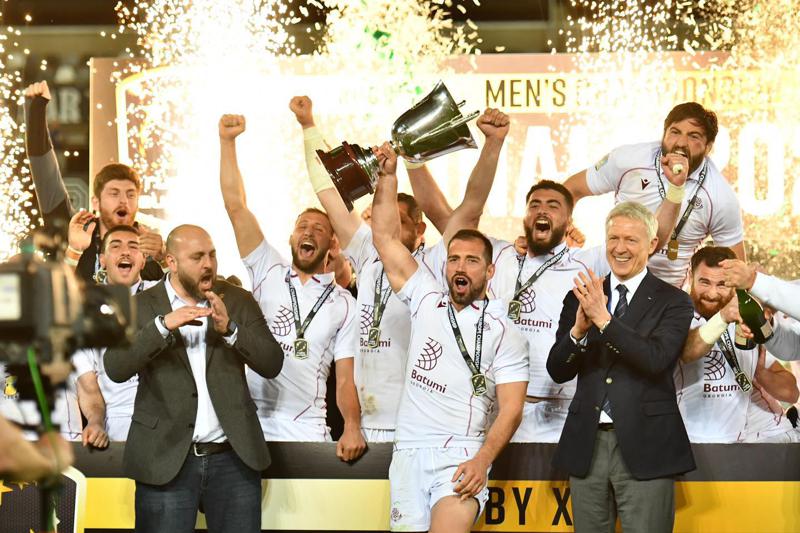 "ვუყურებდით და ვგულშემტკივრობდით აქედან... თქვენ ეს დაიმსახურეთ" - ჯორჯიის შტატის რაგბის კავშირი ბორჯღალოსნებს გამარჯვებას ულოცავს