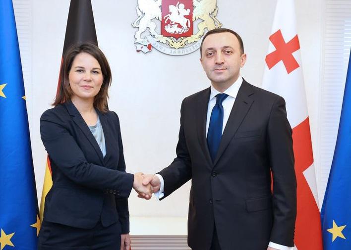 ირაკლი ღარიბაშვილი გერმანიის საგარეო საქმეთა მინისტრს შეხვდა - რა იყო მათი საუბრის მთავარი თემები?