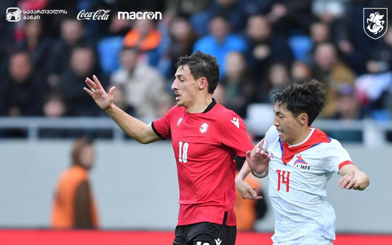 საქართველო-მონღოლეთის მატჩის პირველი ტაიმი ფრედ დასრულდა